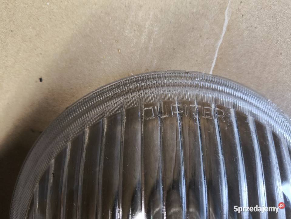 Klosz lampa halogen Jupiter Poznań PRL fiat Lutoryż