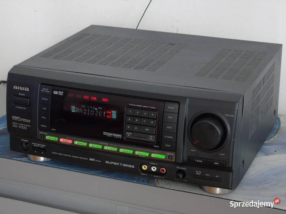 Wzmacniacz z radiem Aiwa AVX100 mocny i sprawny Jasło
