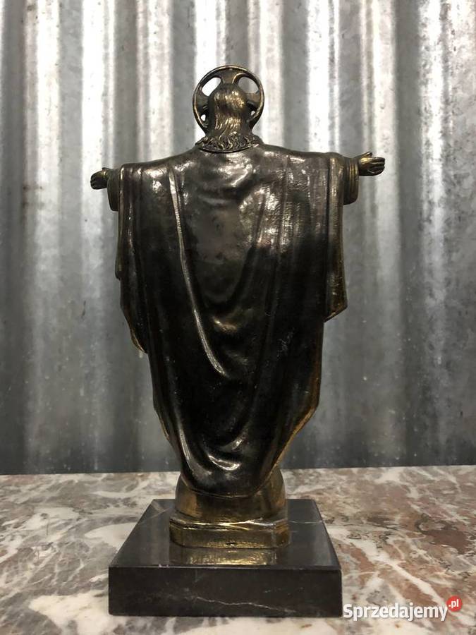 Jezus figurka na kamieniu Łowicz