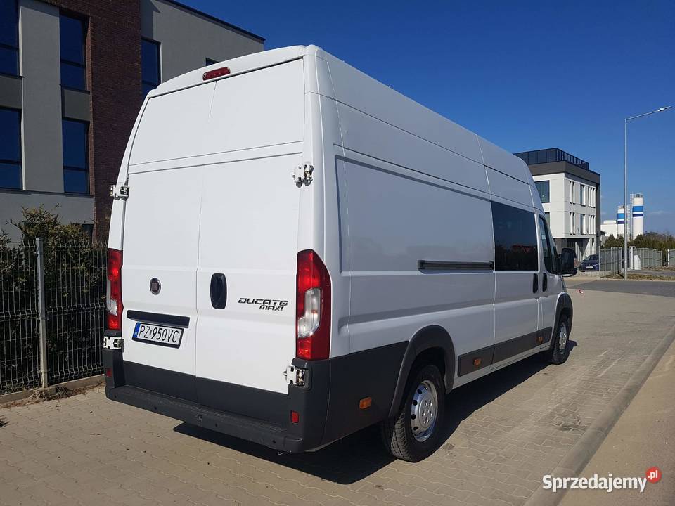 FIAT DUCATO 30 MAXI L4 H3 BRYGADÓWKA 6 OSÓB nieuszkodzony Mrowino sprzedam