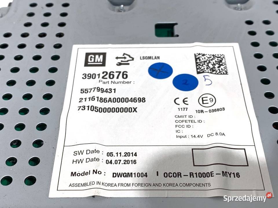 RADIO OPEL CORSA E 39012676 ODTWARZACZ