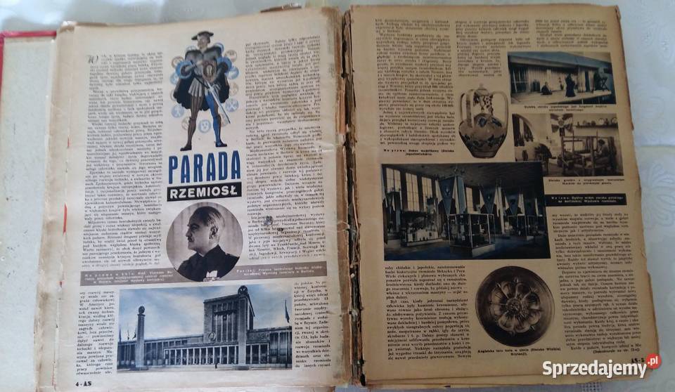 AS Ilustrowany magazyn tygodniowy rocznik 1938 tygodnik Łódź