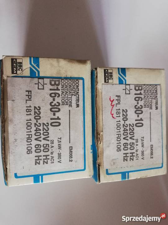 stycznik K 22 E Ith 10A BBC Brown Boveri Dąbrowa Górnicza