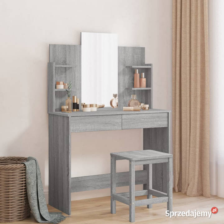 Toaletka z lustrem szary dąb sonoma 96x39x142 Warszawa sprzedam