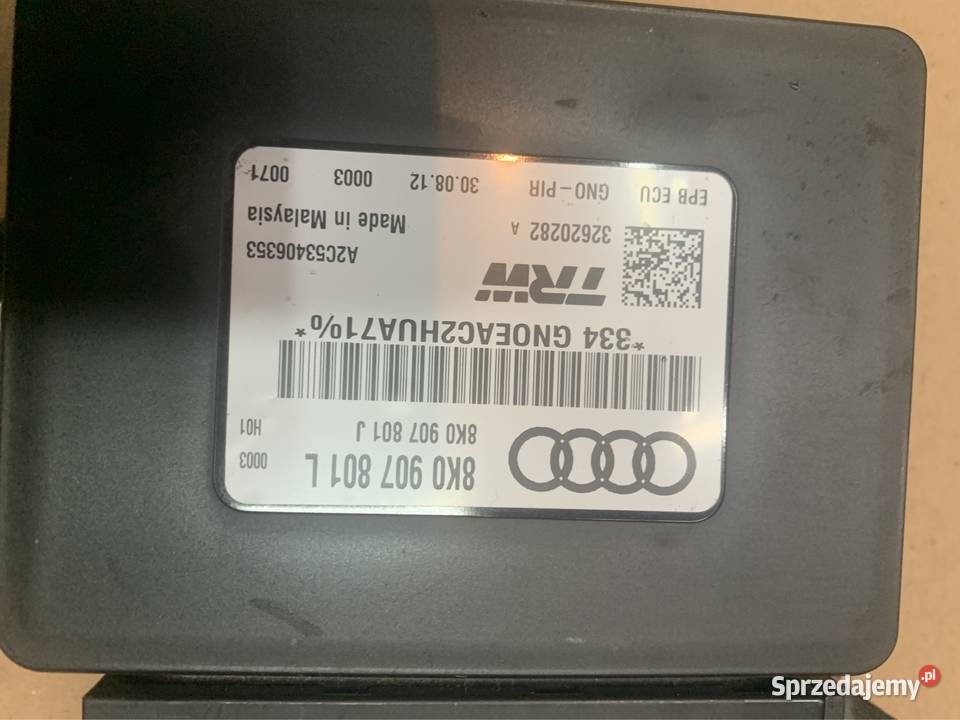 Moduł sterownik hamulca 8K0907801L audi a5 8t Szczecin