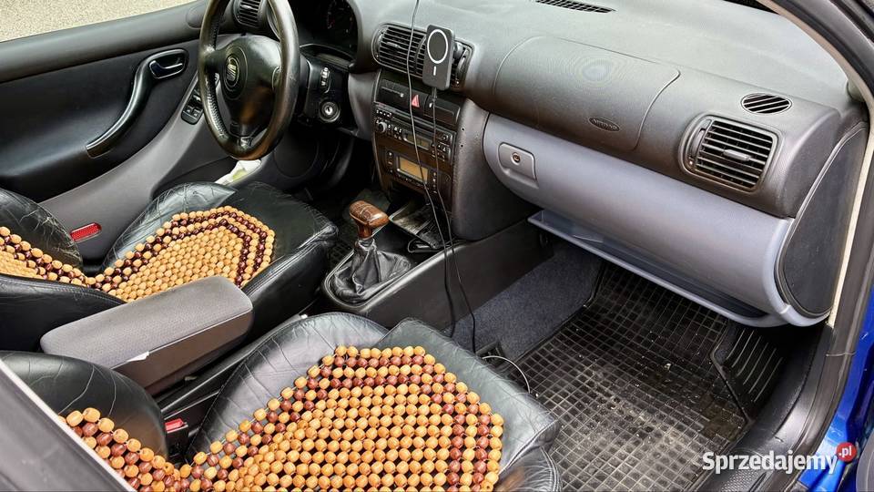 Seat Toledo 19 TDI 110 ASV Top Czarne Skóry elektryczne lusterka Milejów