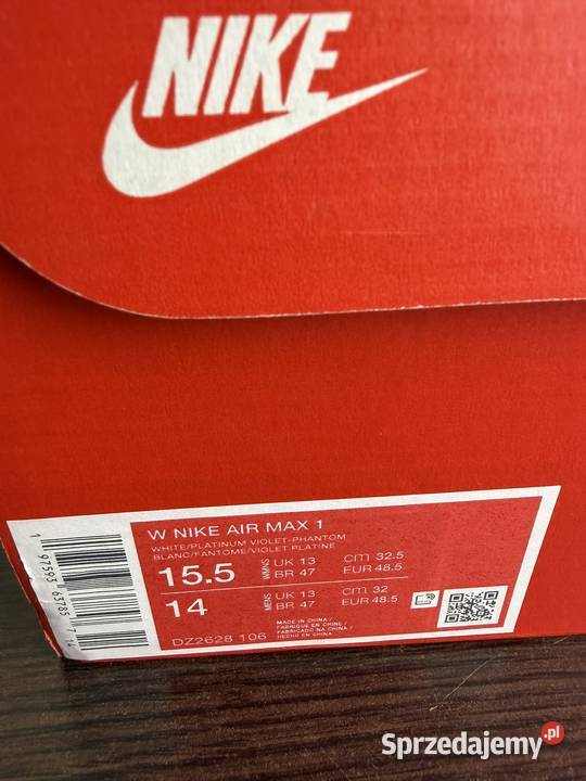 ButySneakersy Nike Air 1 DZ2628106 małopolskie Kraków sprzedam