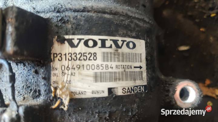 Kompresor sprężarka klimatyzacji 31332528 Volvo wielkopolskie Książ Wielkopolski