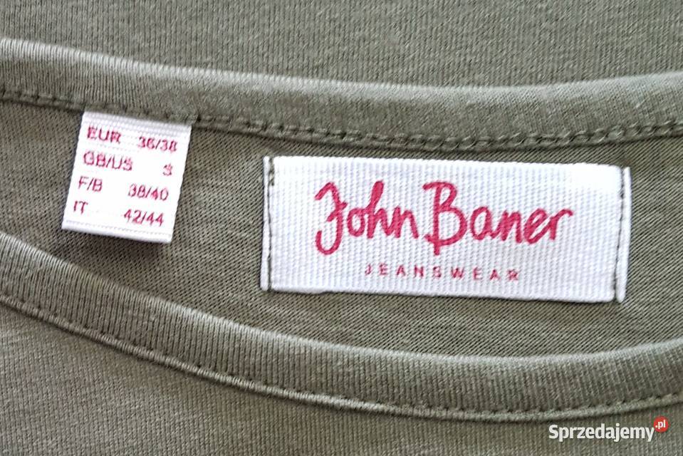 Damska bluzka bawełniana zielona z krótkim Chrzanów