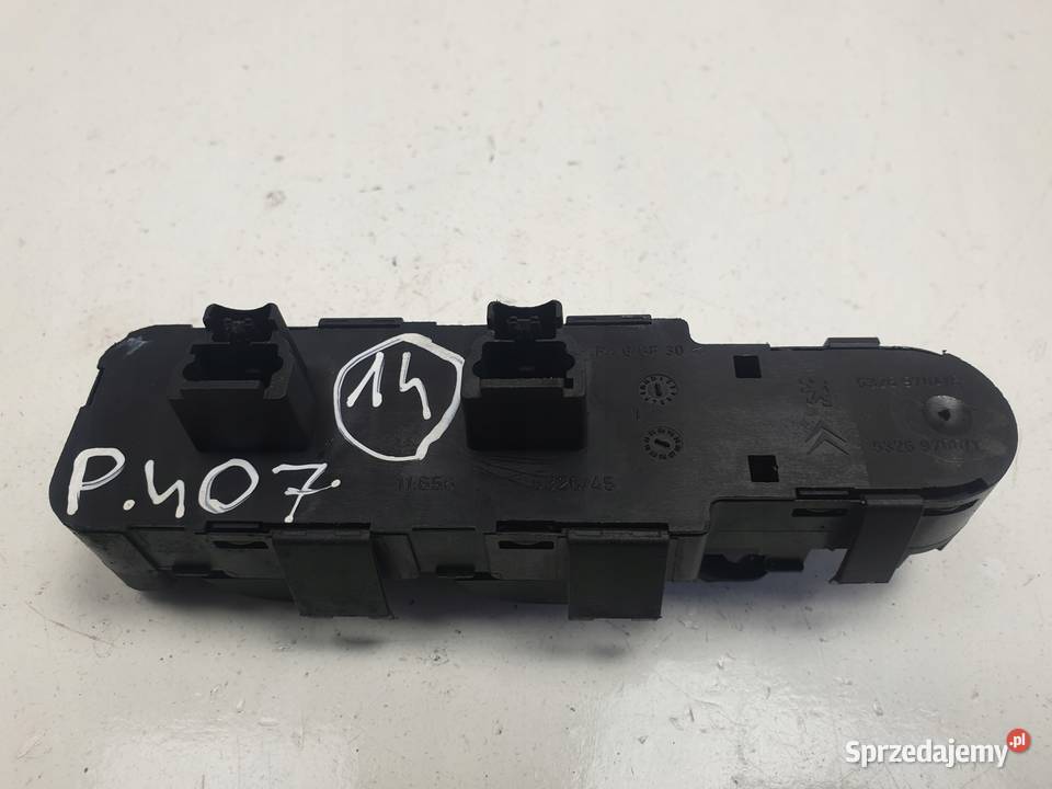 PEUGEOT 407 PANEL STEROWANIA SZYBAMI Przełącznik Chełm