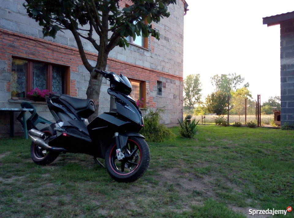 Aprilia SR50 Factory Gaźnik BLACK Doinwestowana łódzkie Kolonia Osiek