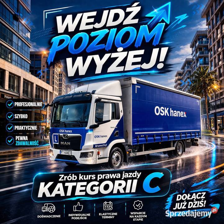 Kurs na prawo jazdy kat C Oborniki wielkopolskie