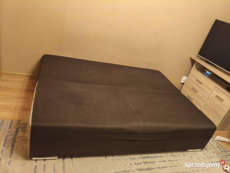 Brązowa sofa z funkcją spania mazowieckie Warszawa sprzedam