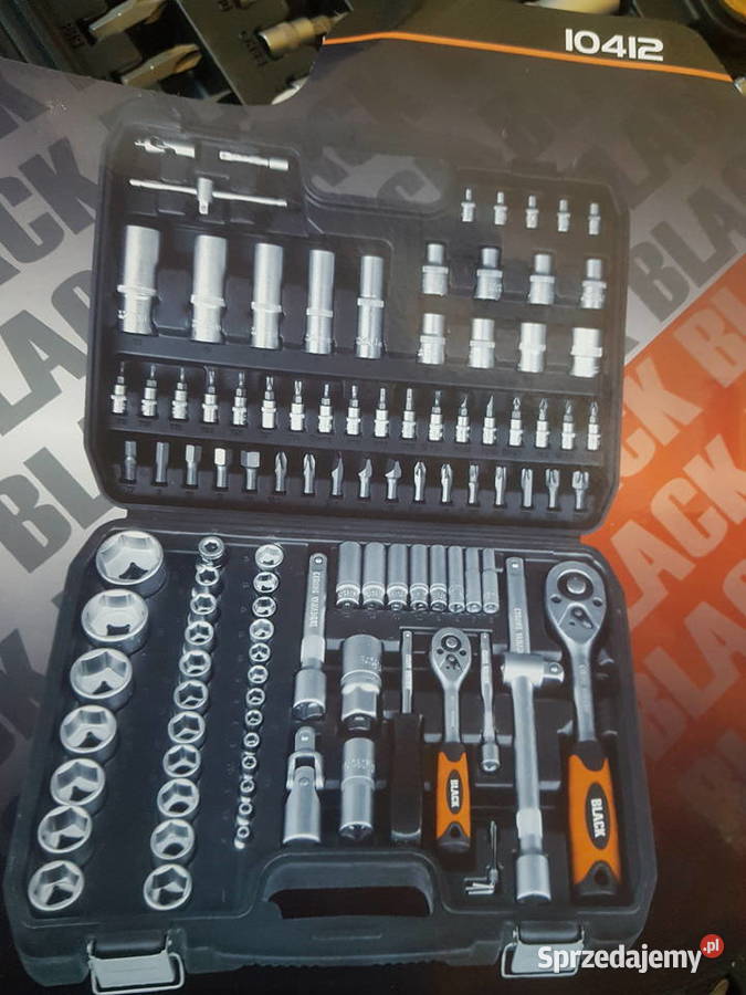ZESTAW KLUCZY NASADOWYCH 108el CHROME Black Głogowa
