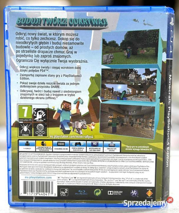 Gra 4 Minecraft dla dzieci warmińsko-mazurskie Elbląg