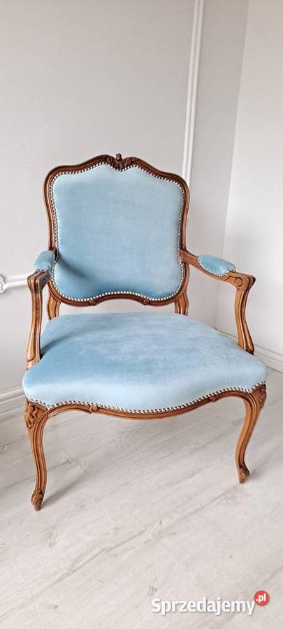 Stylowt fotel krzesło Ludwik Ludwikowskie 64cm zachodniopomorskie Szczecin