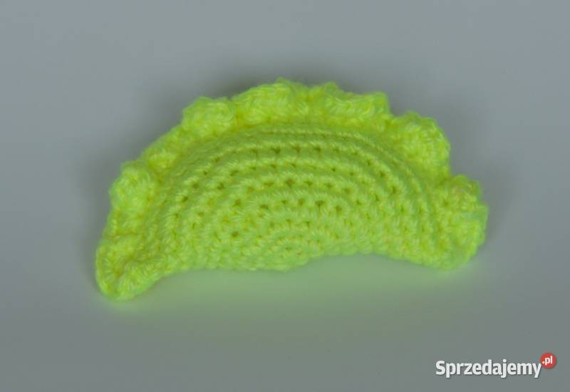 Pierogi szydełkowe polskie rękodzieło bawełna Dekoracje i ozdoby