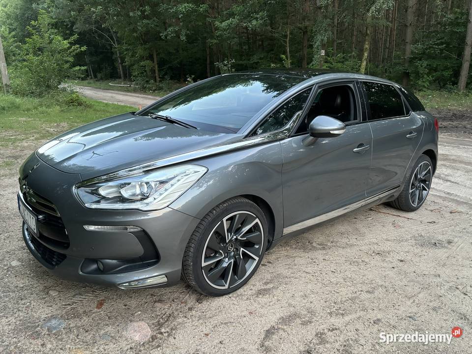 CITROEN DS5 SO CHIC 20 HDI 163 MANUAL SKÓRA 19 przyciemniane szyby Leszno