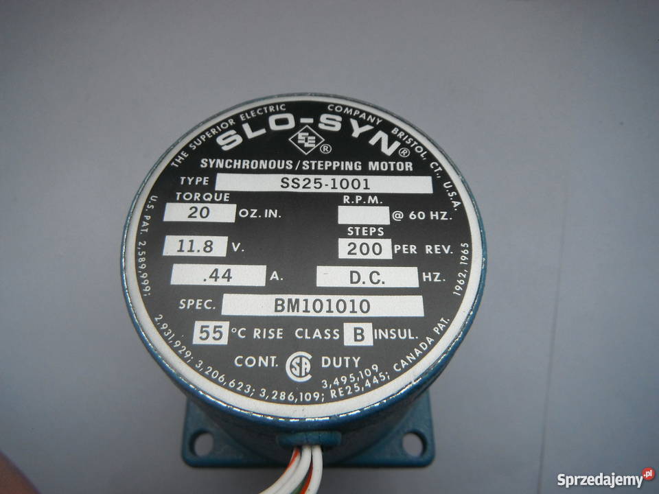 SLOSYN SS251001 silnik krokowy 118VDC 044A motor