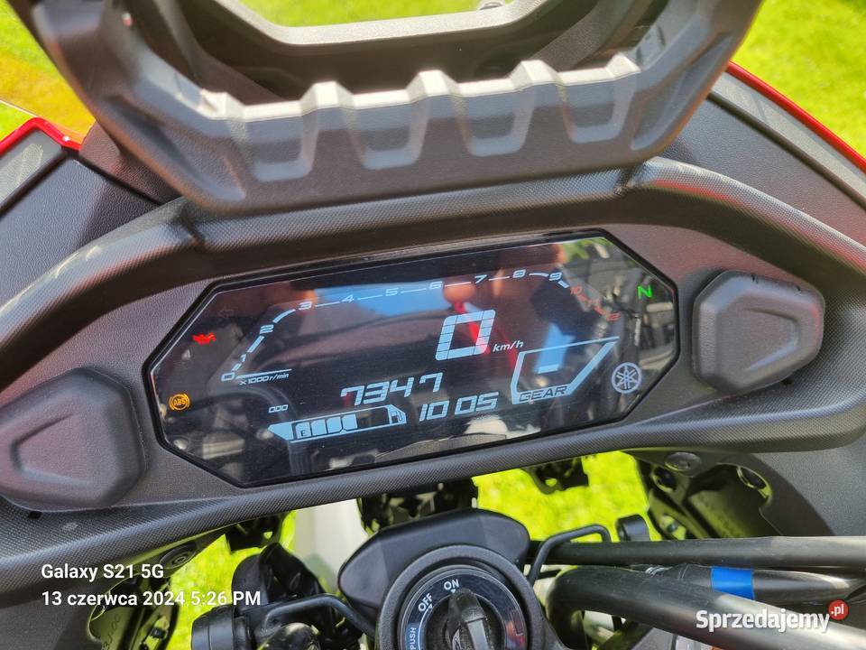 Yamaha Tracer 7 2021 czerwona 689cm3 Motocykle, skutery, quady Bydgoszcz