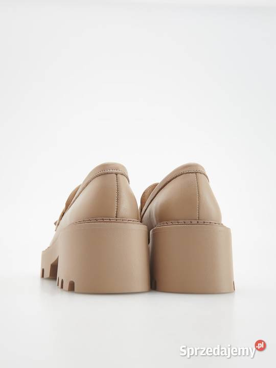 Buty Reserved 39 beżowe skóra loafersy mokasyny sprzedam