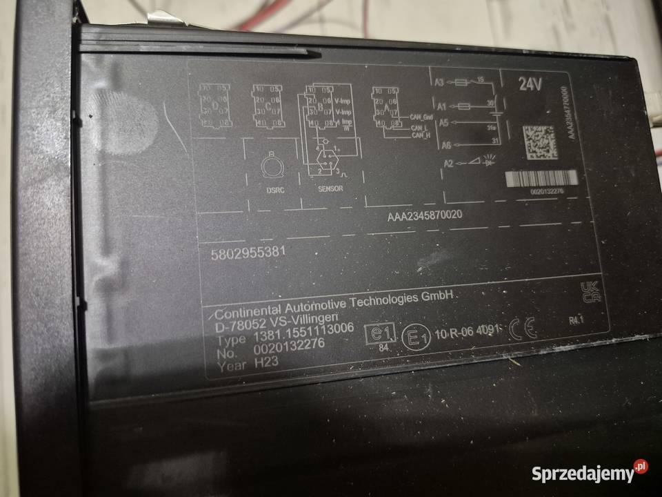 Tachograf VDO model 41 smart2 GEN2V2 Iveco Tachografy Obłotne