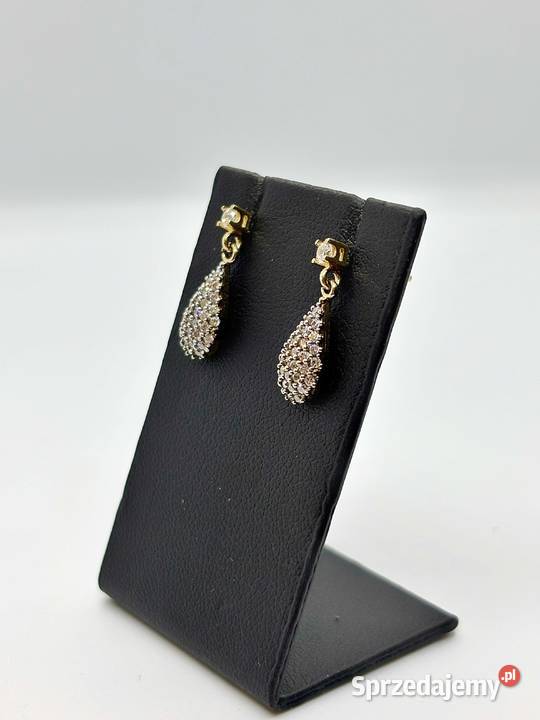 Złote kolczyki pr 333 165g Sztyft Kolczyki warmińsko-mazurskie Elbląg