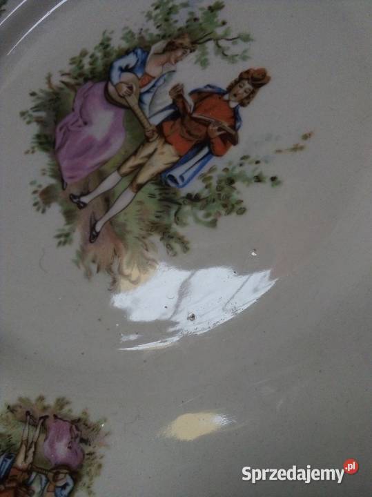 5 płytkich talerzy miłość wiedeńska porcelit Częstochowa