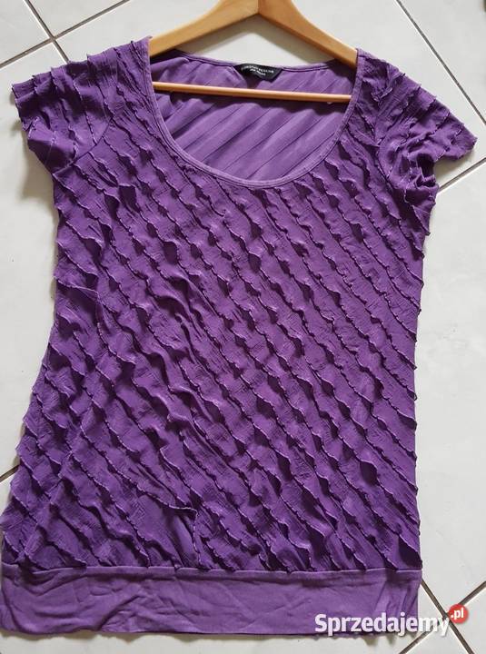 xl Dorothy Perkins bluzka koszulka falbanki fioletowy Kielce