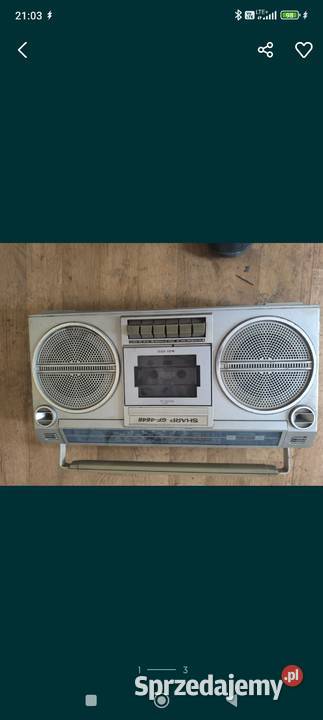 Pilnie sprzedam radio boombox Sharp gf4646
