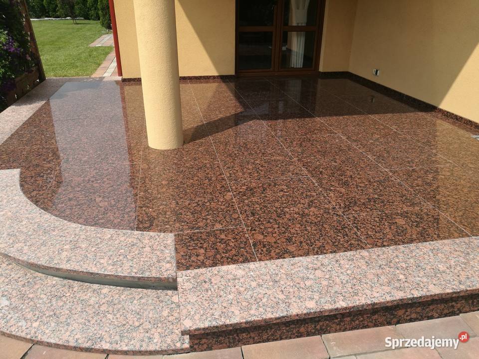 Parapety schody blaty wszystko z granitu marmur Żywiec sprzedam