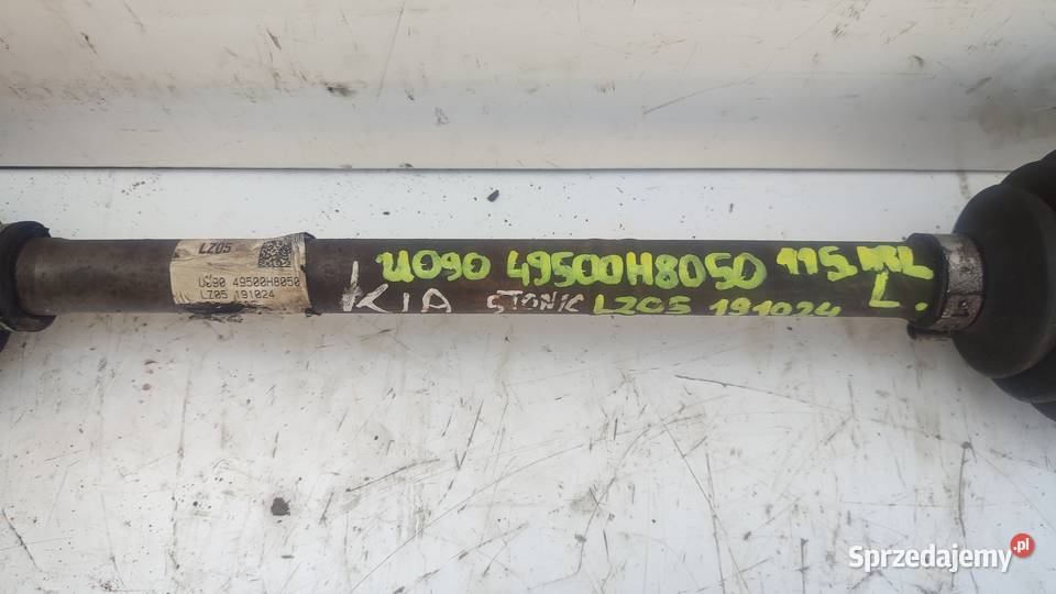 115KIA STONIC 125i G4LF LIFT 49500H8050 PÓŁOŚKA Włoszczowa