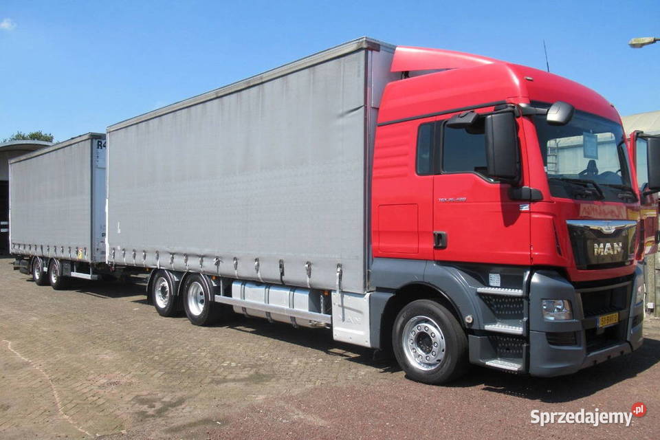 Firanka kontener Man TGS diesel Warszawa