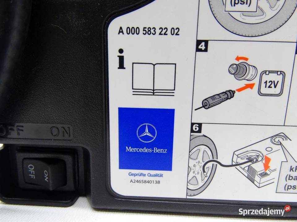 KOMPRESOR POMPKA DO KÓŁ A2465840138 MERCEDES małopolskie