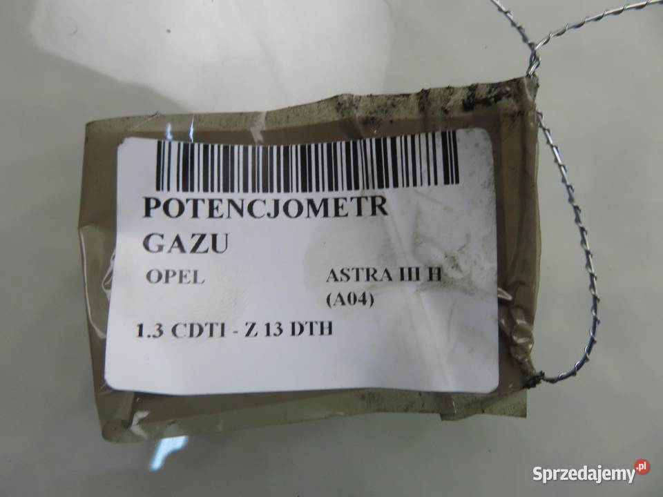 POTENCJOMETR GAZU OPEL ASTRA H 13 CDTI 9157998BK