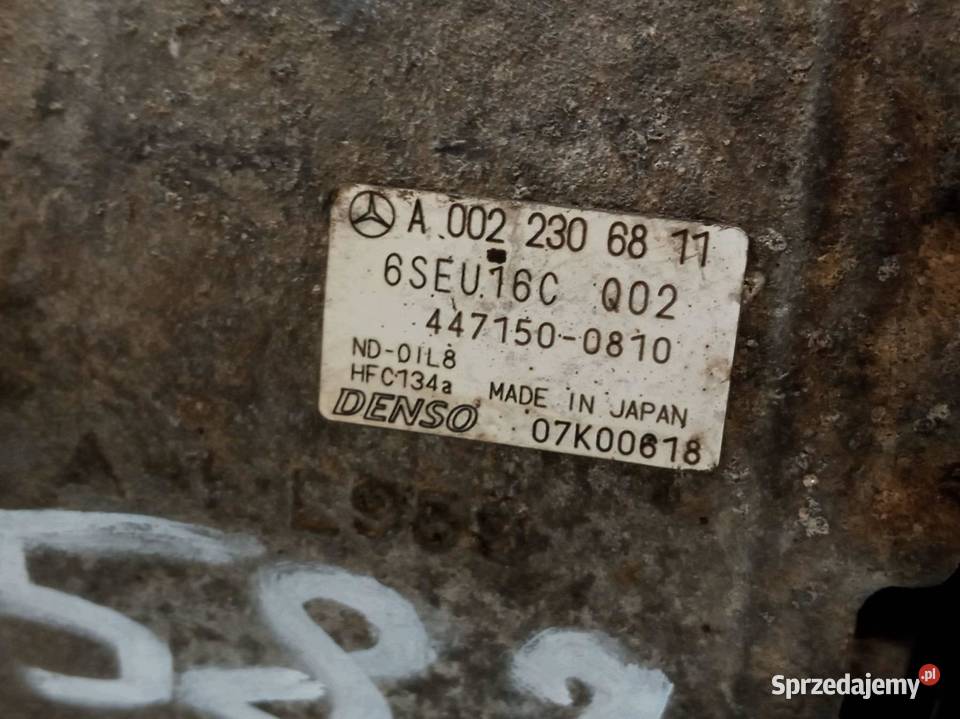 SPRĘŻARKA KLIMATYZACJI A0022306811 4471500810 15