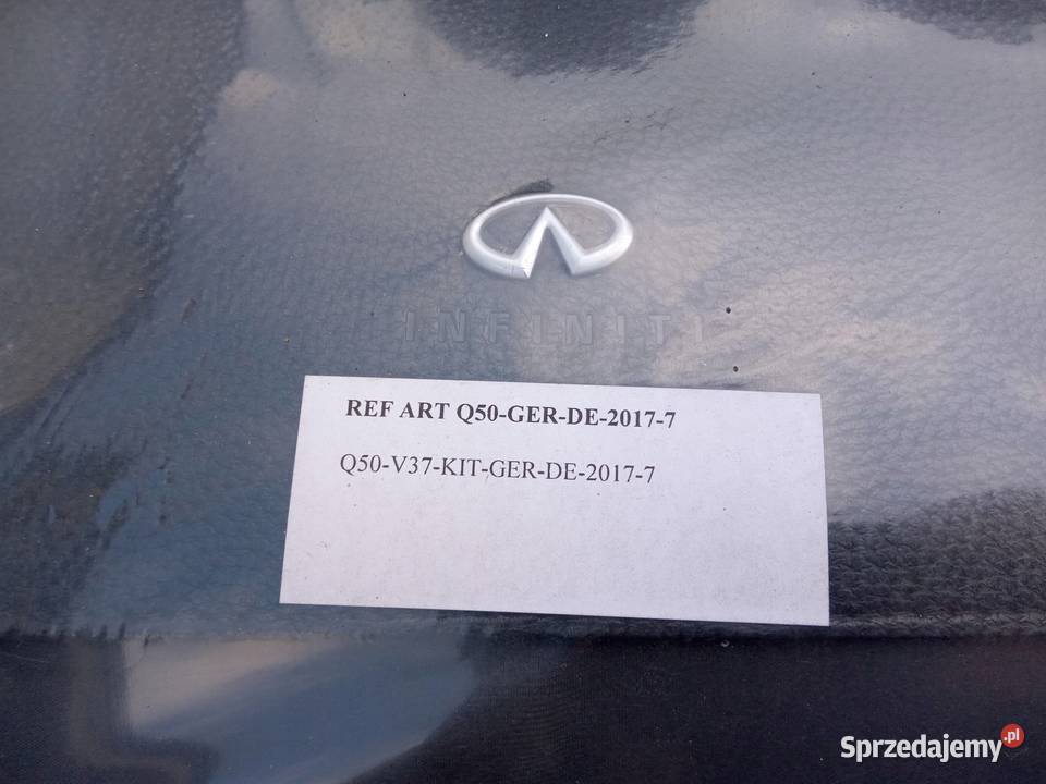 DOKUMENTACJA SASZETKA NIEMIECKI INFINITI Q50 V37 Akcesoria