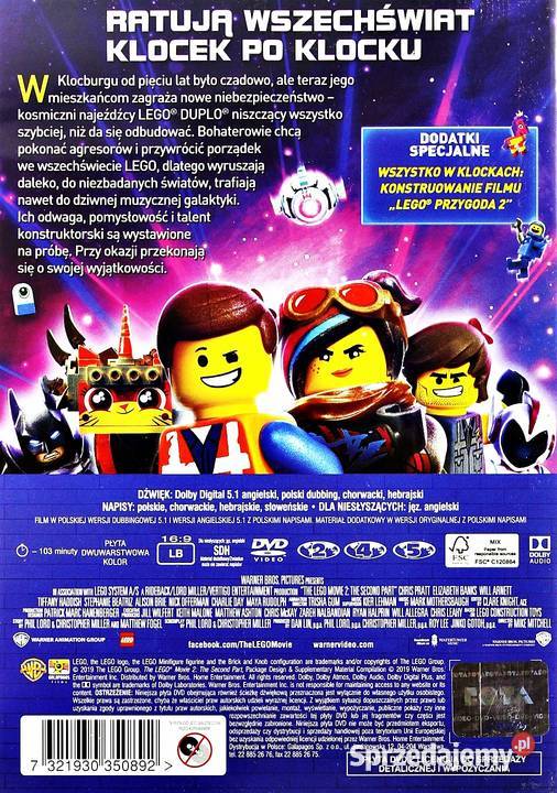 LEGO PRZYGODA 2 1 płyta wielkopolskie Kalisz sprzedam