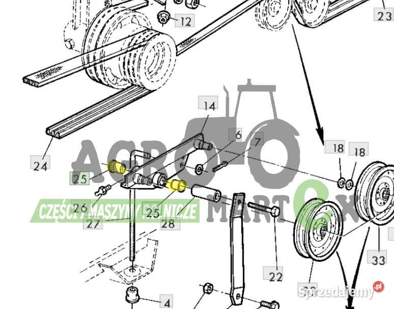 Z60285 TULEJA JD Wichrów