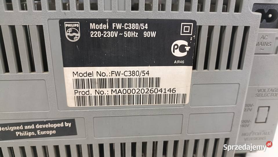 PHILIPS FWC380 Wieża Stereo Poznań