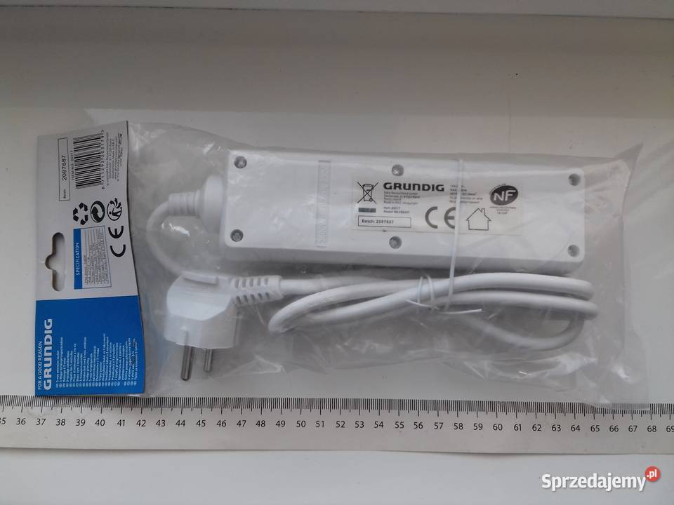 Przedłużacz 230V 16A Grundig 2087687 Listwa Bydgoszcz