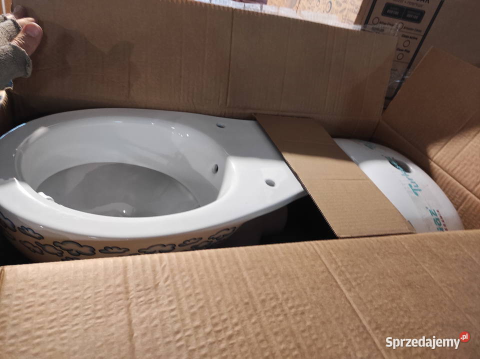 WC kompakt dzieci 56x32x61 odpływ pion poziom Szczecin
