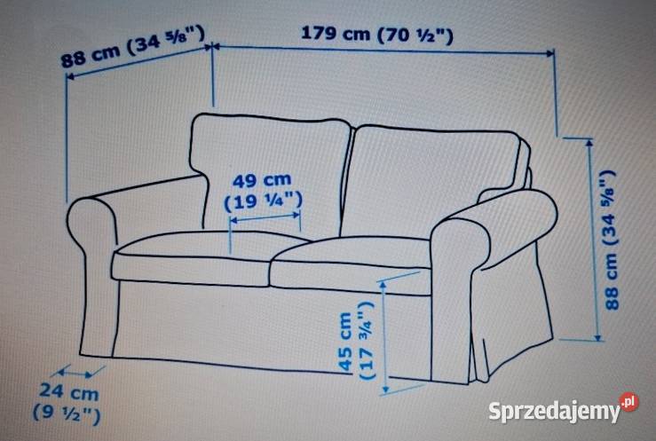 EKTORP Sofa 2osobowa kupiona w Salonie IKEA Bielsko-Biała