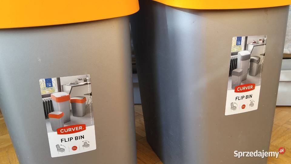 Kosze na śmieci biurowe z przykrywką 25 L i 45 L sprzedam