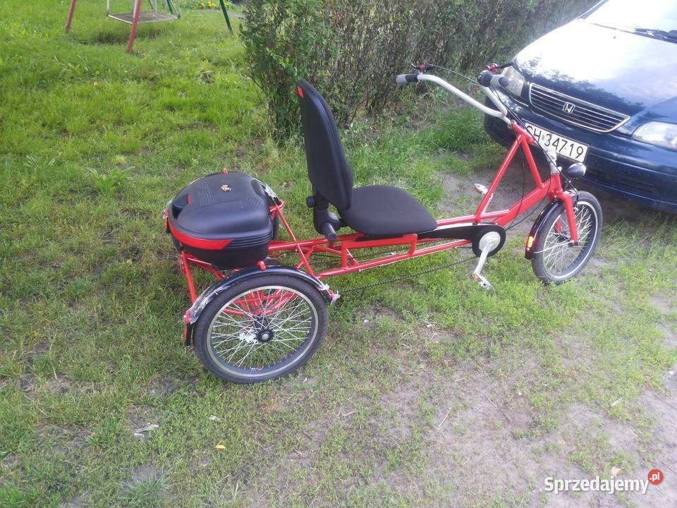 Rower Poziomy Trójkołowy Riksza