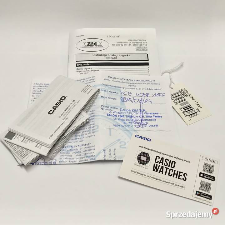 Casio Edifice ECB40MP1AEF Racing Multicolor Warszawa