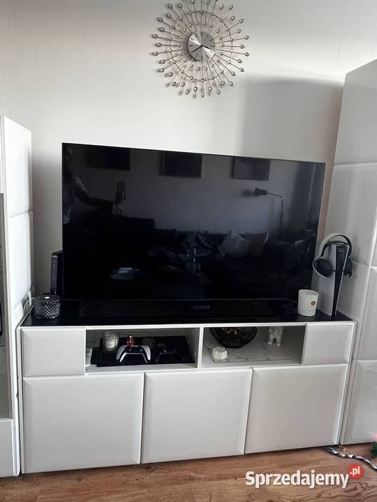 Nowoczesny zestaw mebli do salonu biały połysk zachodniopomorskie Szczecin