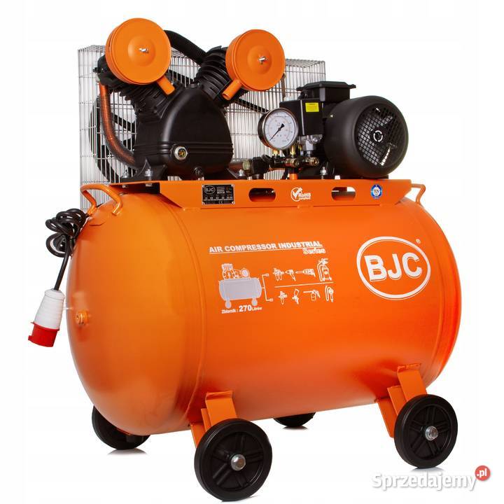 Kompresor olejowy 270L BJC sprężarka tłok 2 x 90 Kompresory świętokrzyskie Chmielnik