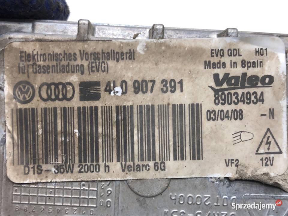 PRZETWORNICA XENON VW PASSAT B6 4L0907391 0511 podkarpackie
