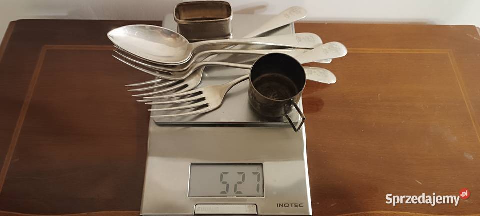 Sprzedam srebro 527 gr próba 800 i 925 Kraków